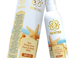 Солнцезащитное молочко для лица и тела SPF 15 Sentio  200мл
