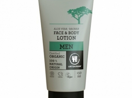 Мужской лосьон для лица и тела "Алое Вера-Баобаб" Urtekram 150 мл