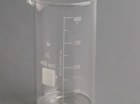 Мерный стакан, 400 мл (термостойкое стекло)